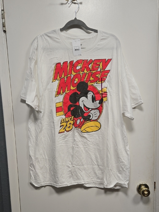 Disney Other - Disney Mickey Mouse Graphic Tee - White, Red, Yellow, Black